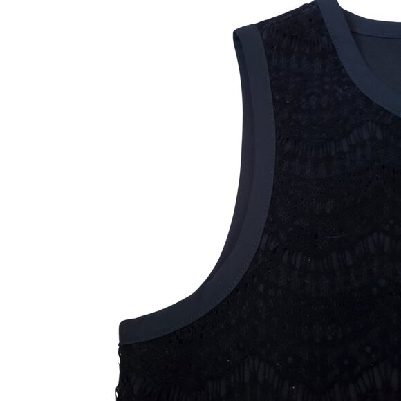 NWT Loft Velvet Lace/Cutout Dressy Sleeveless Top Size XS - Picture 3 of 11